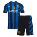 Inter Milan Alessandro Bastoni #95 Kotipaita Lapsille 2024-25 Lyhythihainen (+ shortsit)